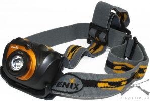 Фонарь Fenix HL30 черно-желтый (200 лм, 2хАА)