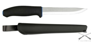Ніж Morakniv 746 вуглецева сталь колір чорний із синім