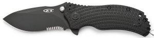 Ніж ZT 0300ST All Black Folder, чорний