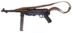 Макет Пістолет-кулемет Шмайссер MP-40, 1940 Німеччина з ременем | 1111/С