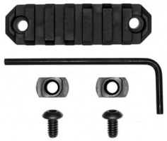 Планка GrovTec M-LOK Weaver/Picatinny 7 слотів 3"/7.62 см