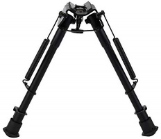 Сошки TipTop S9 Tactica EZ Pivot, кріплення на Picatinny, шарнірна база, висота 22,8-33 см